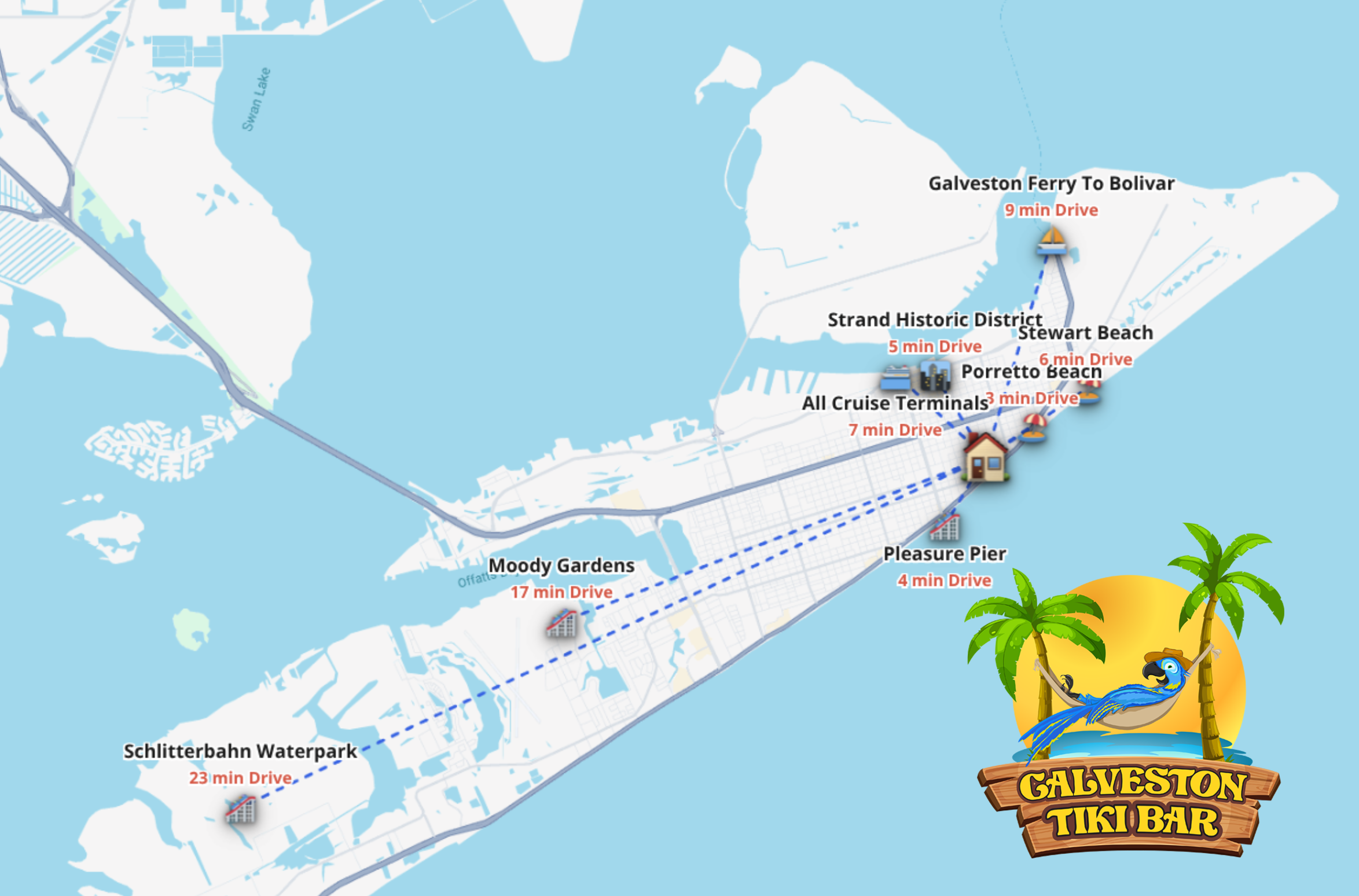 Tiki Bar Map
